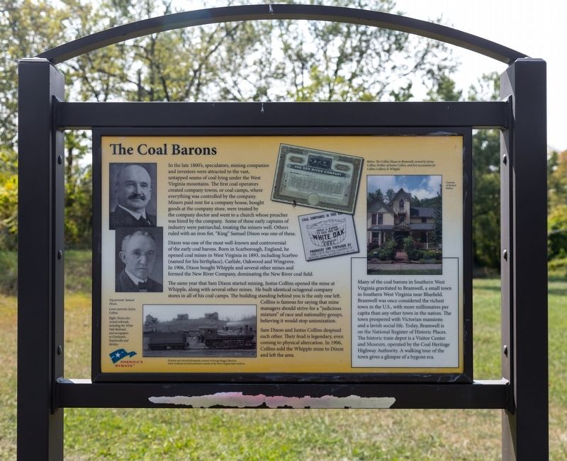 The Coal Barons Marker. Click for full size. The Coal Barons Marker image. Click for full size.