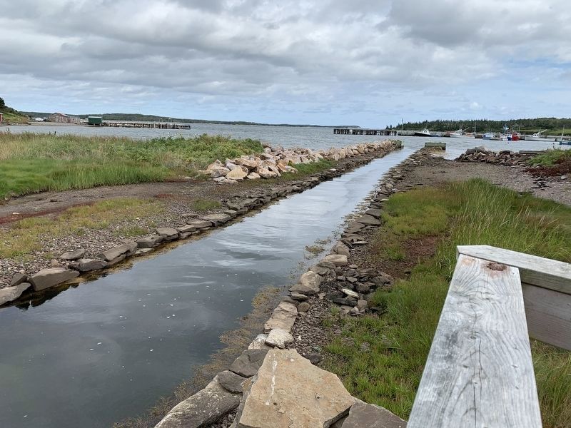 Yankee Cove Marker by Canal at Whitehead image. Click for full size.