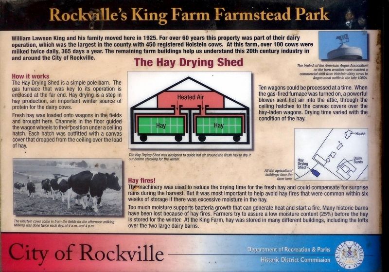 The Hay Drying Shed Marker image. Click for full size.