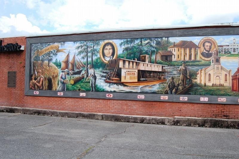 A History of Terrebonne Parish Mural image. Click for full size.