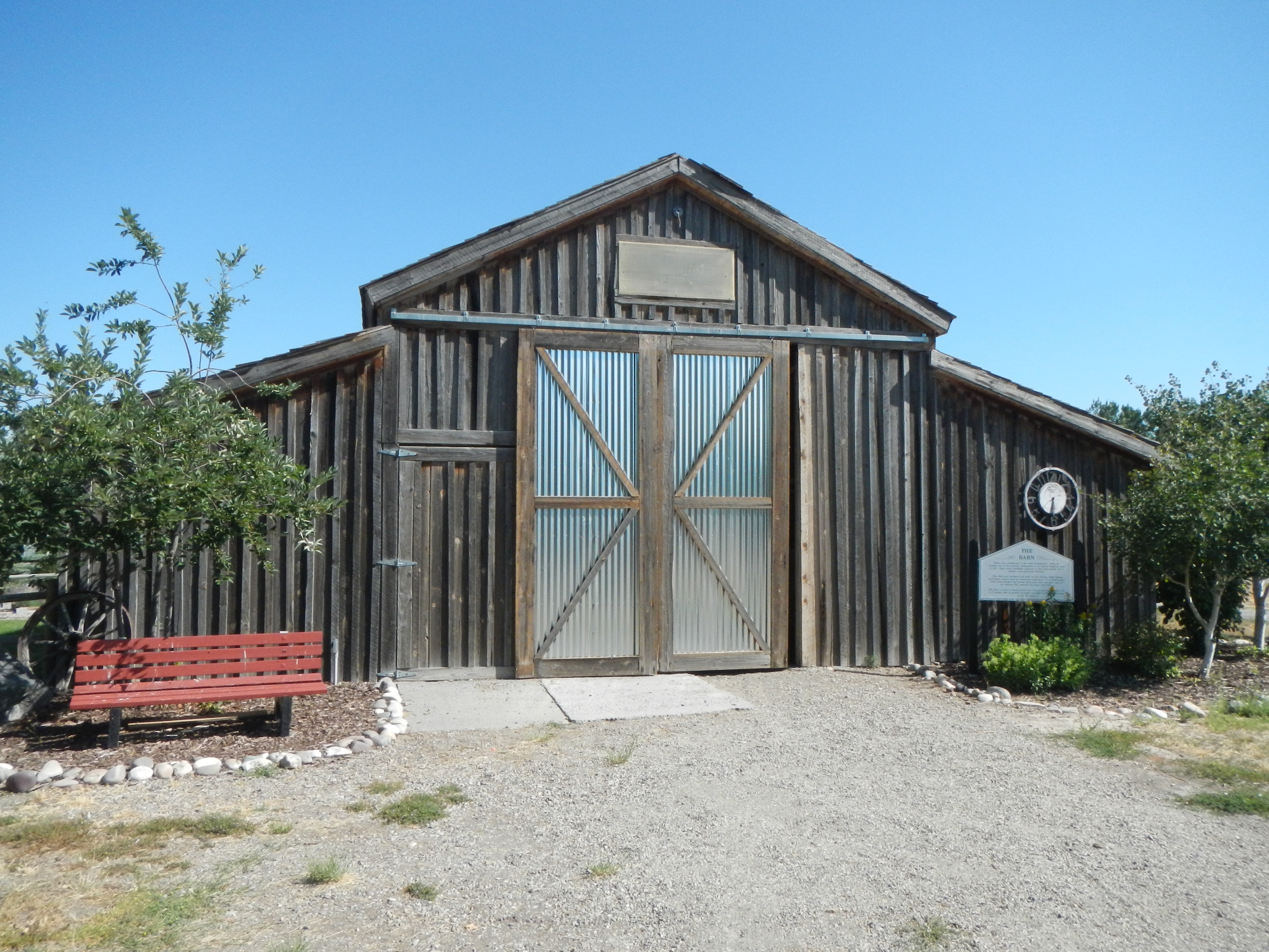The Barn and Marker