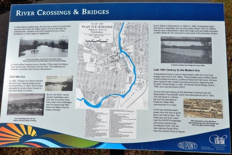 River Crossings & Bridges Marker image. Click for full size.