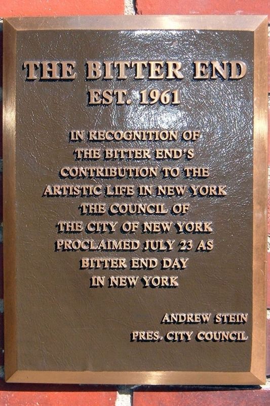 The Bitter End Marker image. Click for full size.