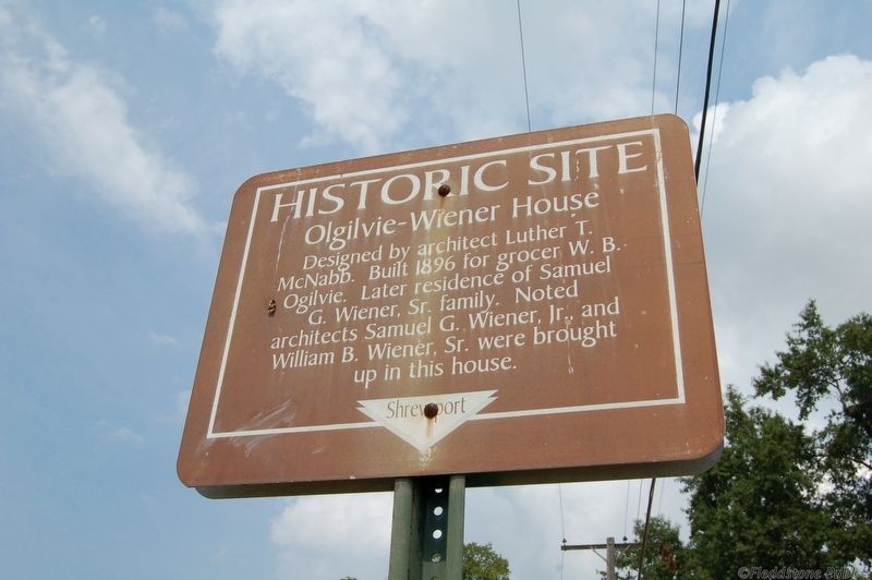 Olgilvie-Wiener House Marker image. Click for full size.