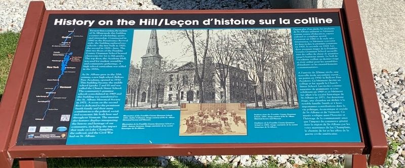 History on the Hill Marker. Click for full size. History on the Hill Marker image. Click for full size.