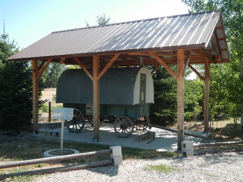 Sheepcamp Wagon and Marker. Click for full size. Sheepcamp Wagon and Marker image. Click for full size.