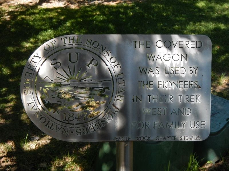 Covered Wagon Marker image. Click for full size.