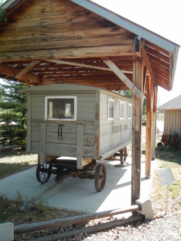 Pioneer School Bus Replica and Marker image. Click for full size.