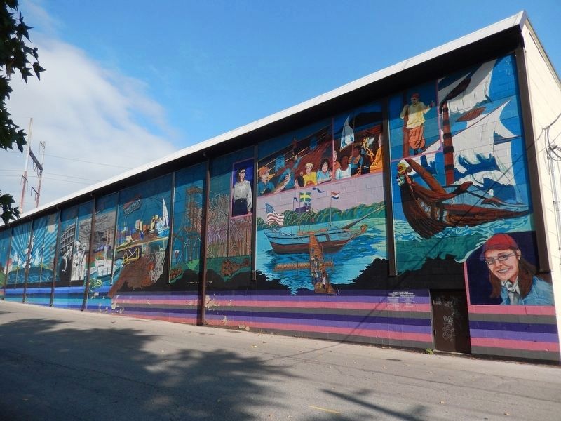 Fort Christina Mural-right side image. Click for full size.