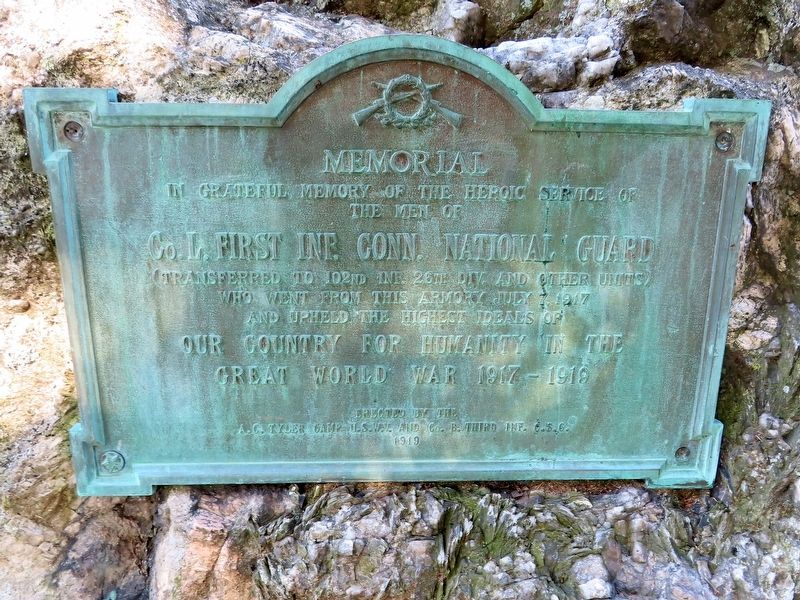 Co.L First Inf. Memorial. Click for full size. Co.L First Inf. Memorial image. Click for full size.