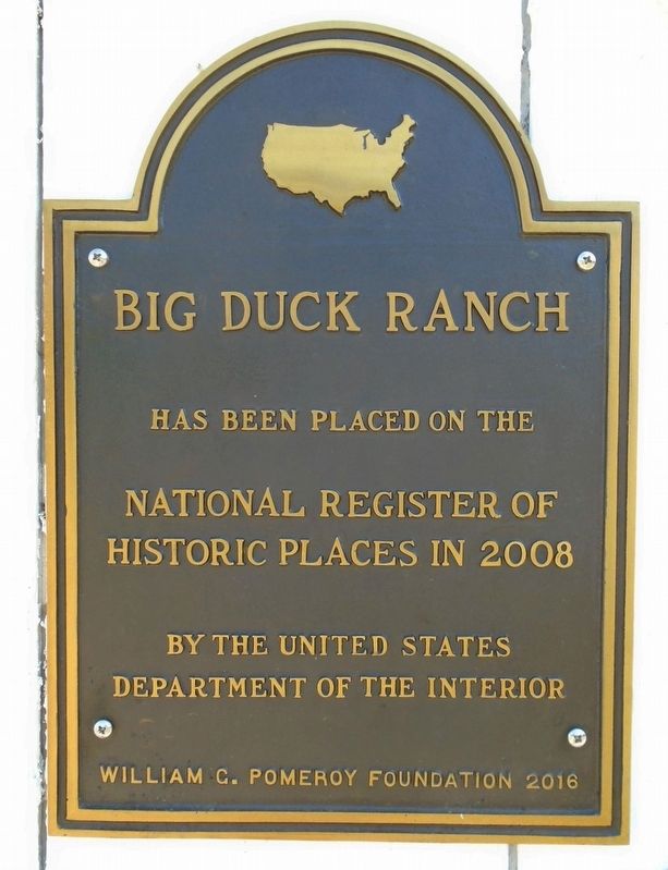 Big Duck Ranch NRHP Marker image. Click for full size.