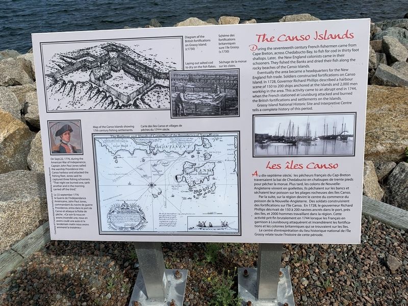 The Canso Islands Marker image. Click for full size.