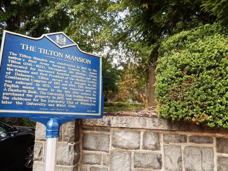 The Tilton Mansion Marker image. Click for full size.
