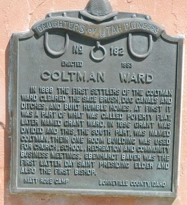Coltman Ward Marker image. Click for full size.