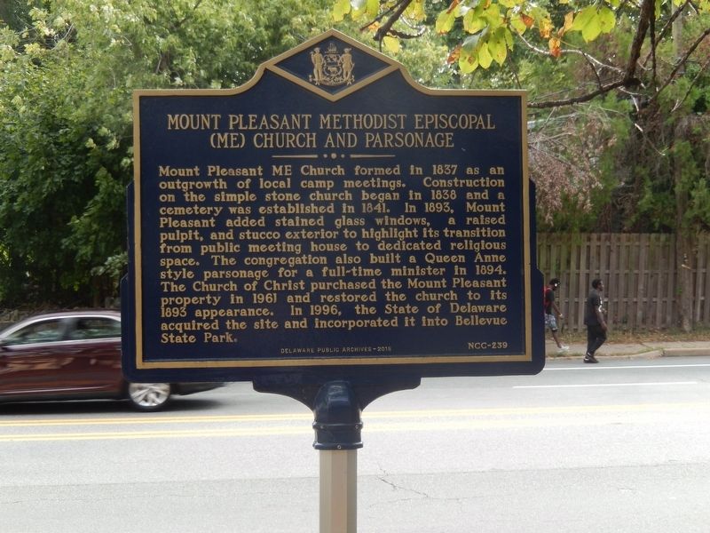 Mount Pleasant Methodist Episcopal (ME) Church and Parsonage Marker image. Click for full size.