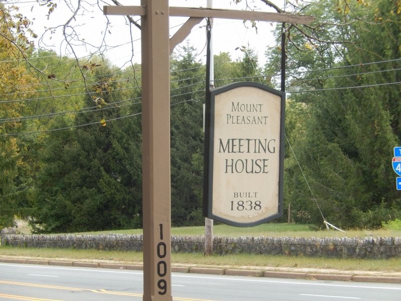 Mount Pleasant Methodist Episcopal (ME) Church and Parsonage Sign image. Click for full size.