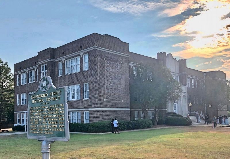 Marker next to the Starkville Oktibbeha School District building.. Click for full size. Marker next to the Starkville Oktibbeha School District building. image. Click for full size.