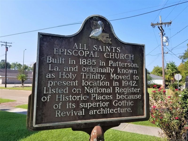 All Saints Episcopal Church Marker. Click for full size. All Saints Episcopal Church Marker image. Click for full size.
