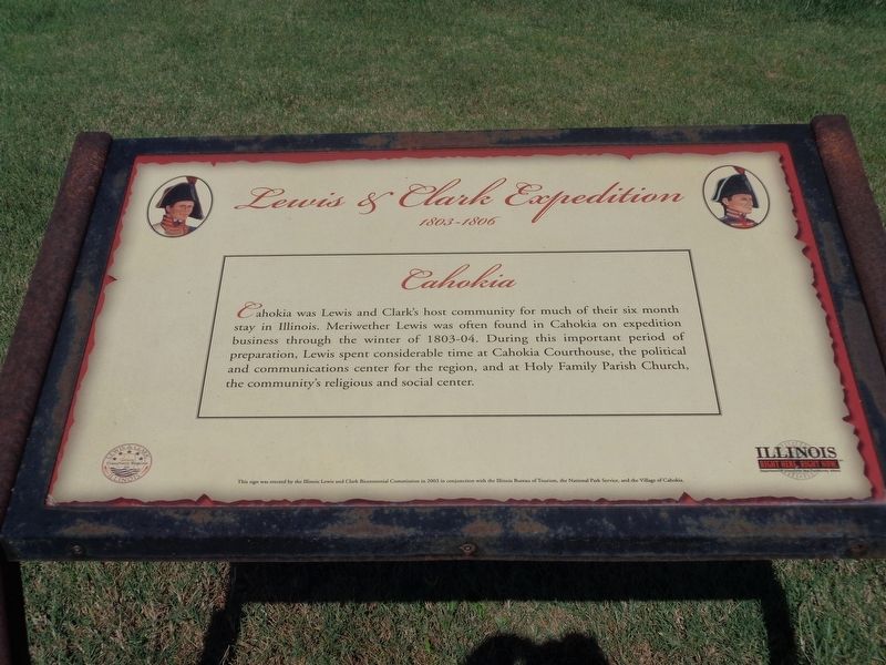 Cahokia Marker. Click for full size. Cahokia Marker image. Click for full size.