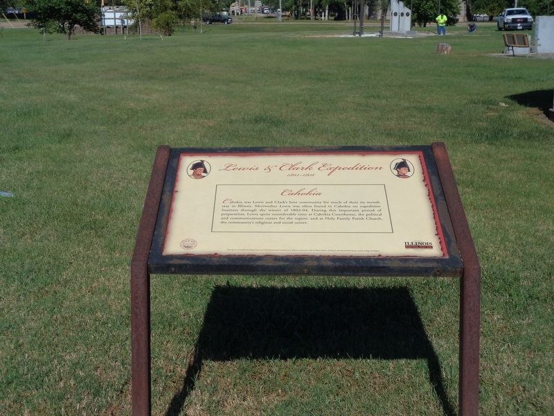 Cahokia Marker. Click for full size. Cahokia Marker image. Click for full size.
