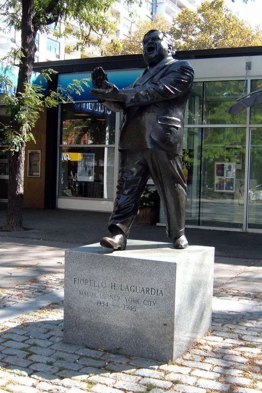 Fiorello La Guardia Statue. Click for full size. Fiorello La Guardia Statue image. Click for full size.