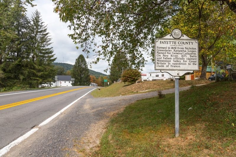 Fayette County / Summers County Marker image. Click for full size.