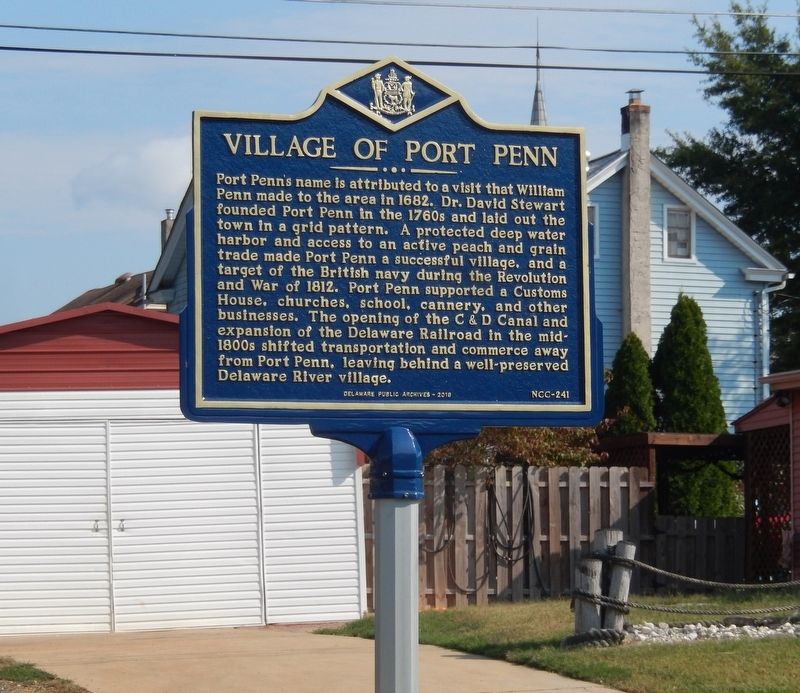 Village of Port Penn Marker image. Click for full size.