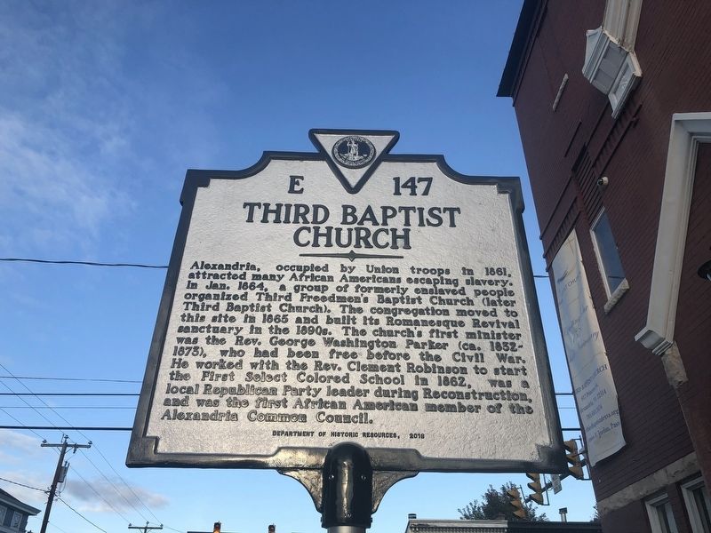Third Baptist Church Marker image. Click for full size.