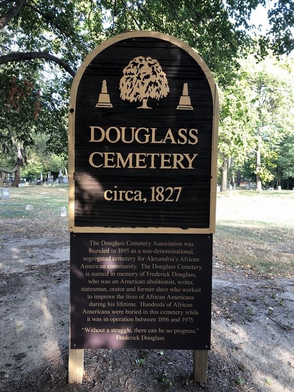 Douglass Cemetery Marker image. Click for full size.