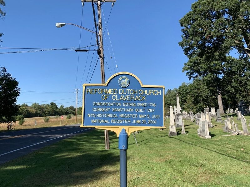 Reformed Dutch Church of Claverack Marker image. Click for full size.