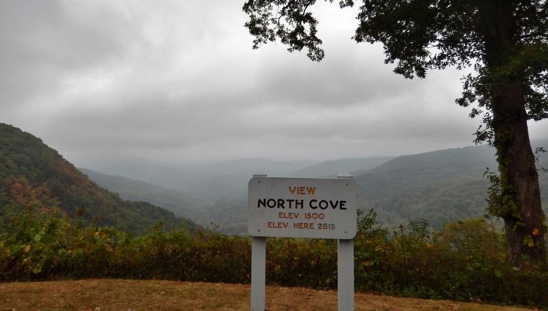 View North Cove sign (<i>located near marker</i>) image. Click for full size.