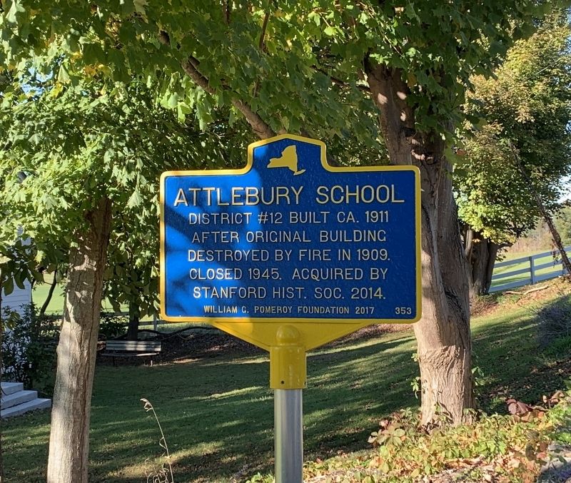 Attlebury School Marker image. Click for full size.