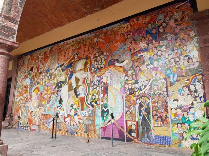 "Ignacio Allende y la Historia de México", by David Leonardo (1999). Click for full size. "Ignacio Allende y la Historia de México", by David Leonardo (1999) image. Click for full size.