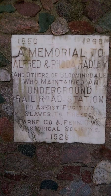 Underground Railroad Station Marker image. Click for full size.