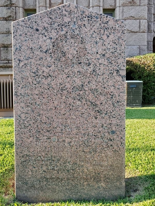 Wise County C.S.A. Marker Front image. Click for full size.