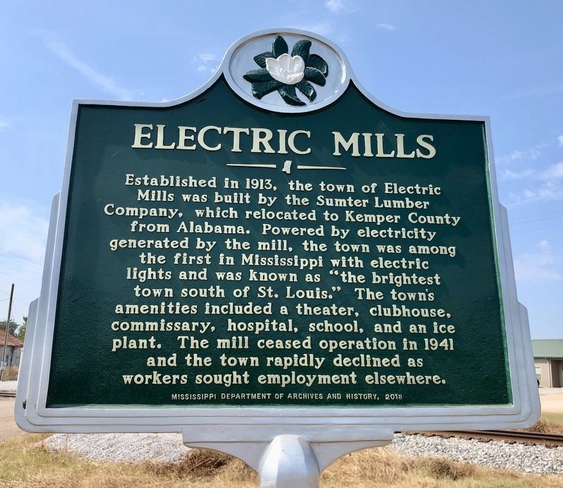 Electric Mills Marker image. Click for full size.