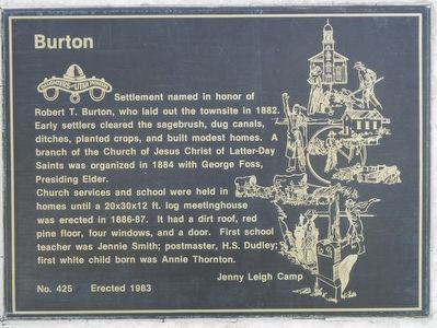 Burton Marker image. Click for full size.