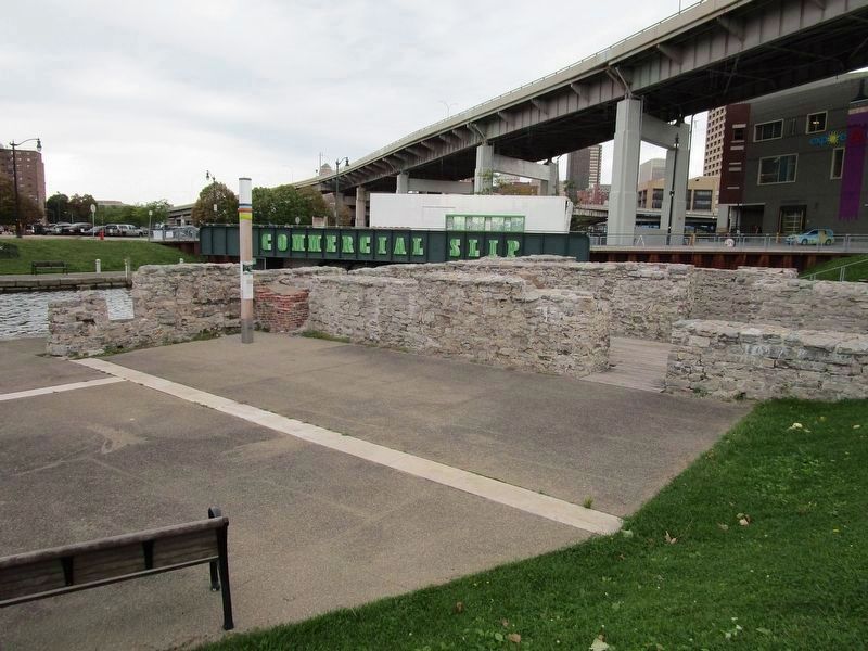 The Ruins at Canalside & Marker image. Click for full size.