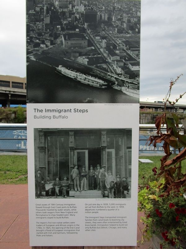 The Immigrant Steps Marker. Click for full size. The Immigrant Steps Marker image. Click for full size.