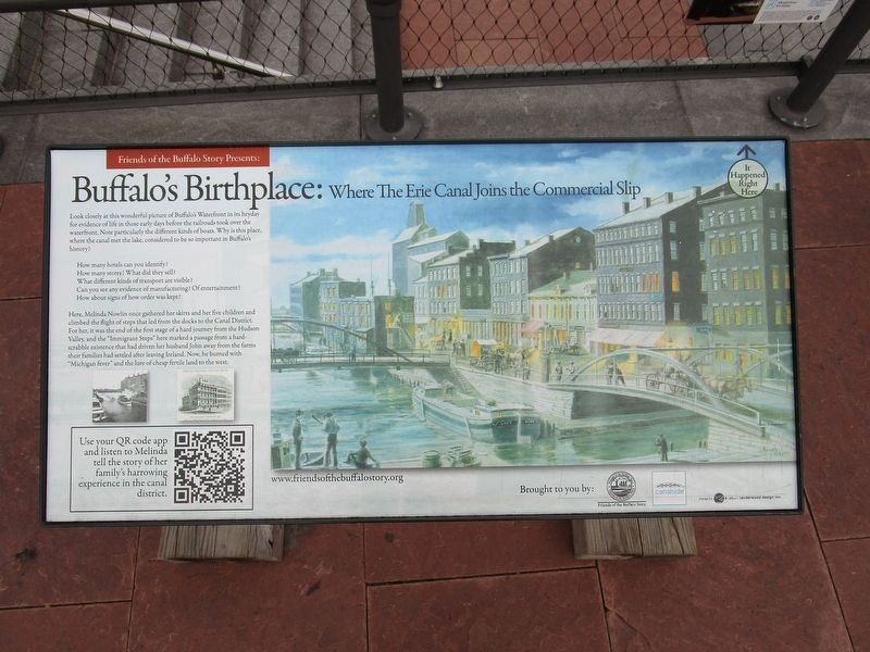 Buffalo's Birthplace Marker. Click for full size. Buffalo's Birthplace Marker image. Click for full size.