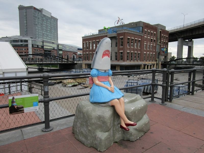 Shark Girl & Marker image. Click for full size.