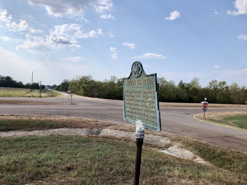 View from marker at intersection of US-45 and Buggs Ferry Rd. image. Click for full size.
