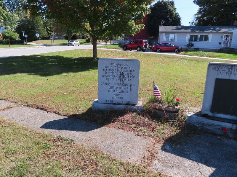 Plainfield Veterans Monument. Click for full size. Plainfield Veterans Monument image. Click for full size.