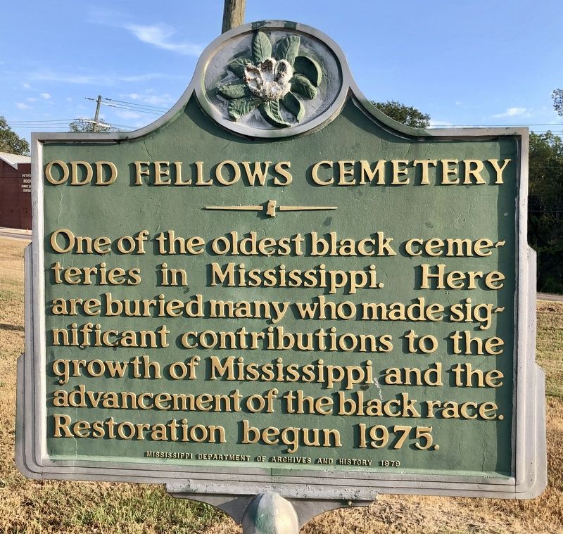 Odd Fellows Cemetery Marker image. Click for full size.