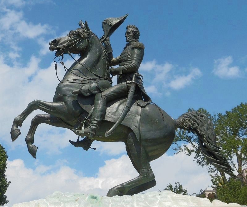 Clark Mills' Equestrian Statue of Andrew Jackson in Lafayette Square, Washington, DC image. Click for full size.