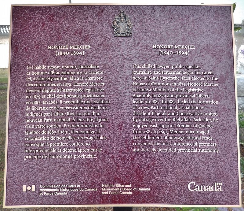Honor� Mercier Marker image. Click for full size.