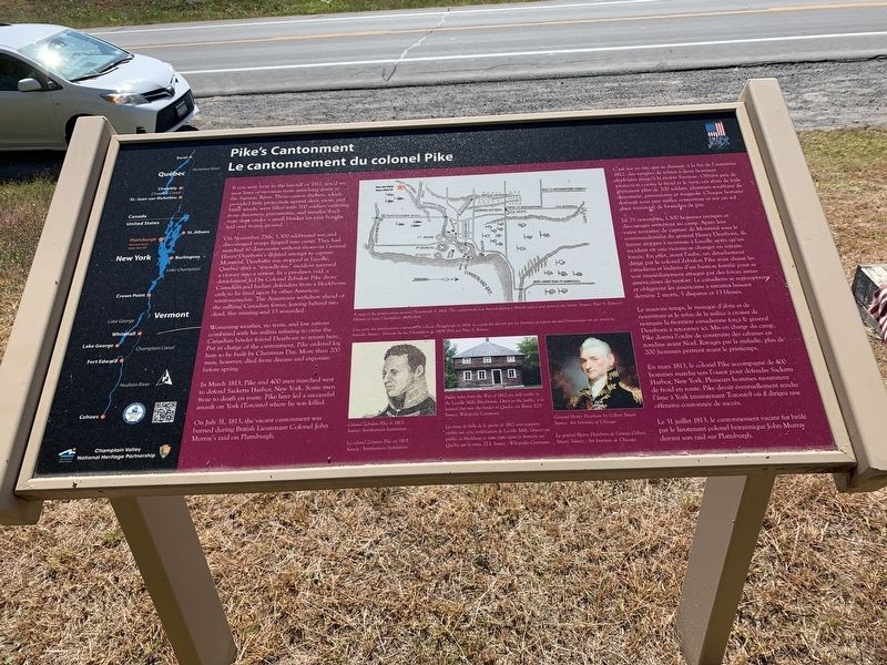 Pikes Cantonment Marker image. Click for full size.