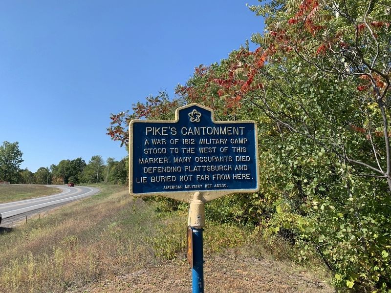 Pike�s Cantonment Marker image. Click for full size.