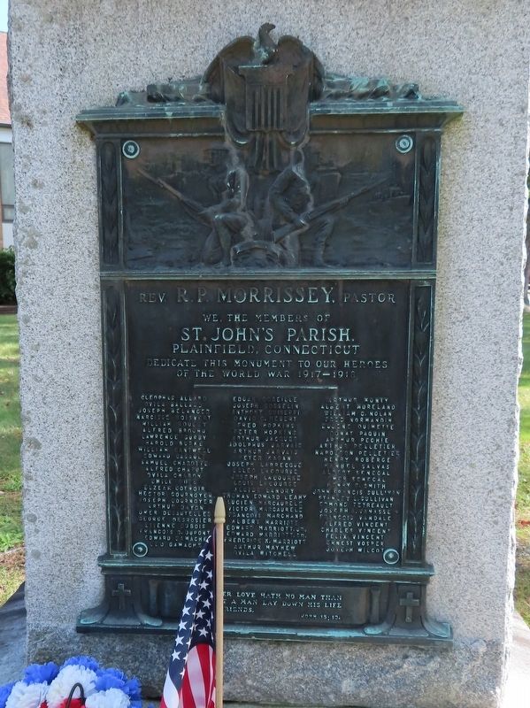 St. John s Parish World War I Monument image. Click for full size.