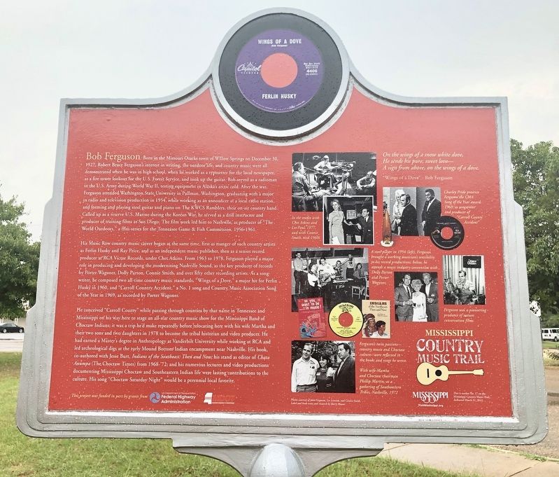 Bob Ferguson Marker (reverse). Click for full size. Bob Ferguson Marker (reverse) image. Click for full size.